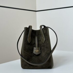 Replica Fendi Origami Small Dark Green - Best Fake Designer Bags