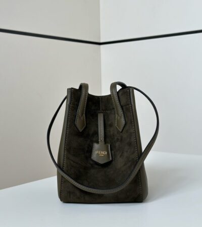 Replica Fendi  Origami Small Dark Green - Best Fake Designer Bags