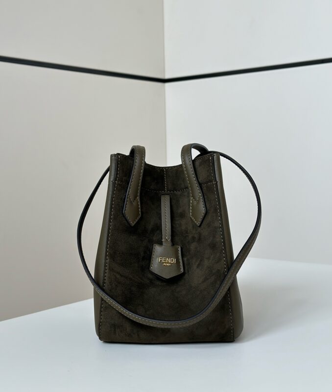 Replica Fendi Origami Small Dark Green - Best Fake Designer Bags