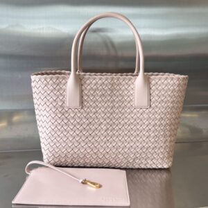 Replica Bottega Veneta Cabat Tote Pink - Best Fake Designer Bags