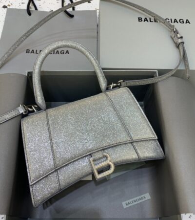 Replica Balenciaga Hourglass Silver - Best Fake Designer Bags