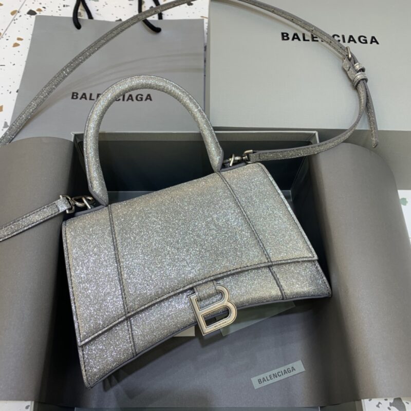 Replica Balenciaga Hourglass Silver - Best Fake Designer Bags