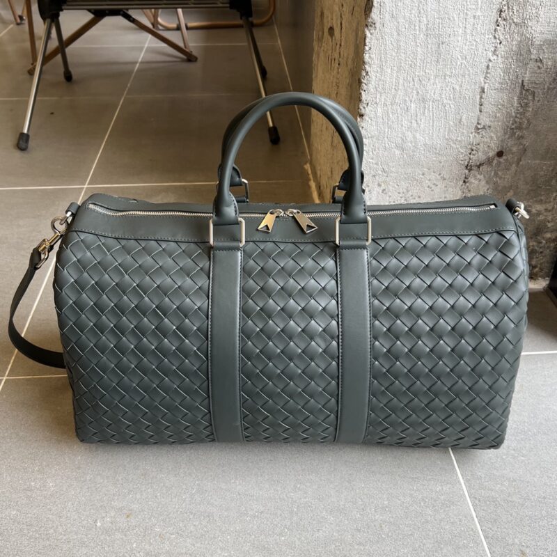Replica Bottega Veneta Travel Bag Grey - Best Fake Designer Bags