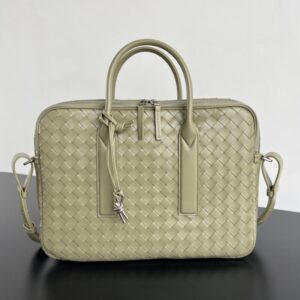 Replica Bottega Veneta Gateway Briefcase Beige - Best Fake Designer Bags