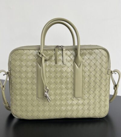 Replica Bottega Veneta Gateway Briefcase Beige - Best Fake Designer Bags
