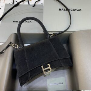 Replica Balenciaga Hourglass Shine Black - Best Fake Designer Bags