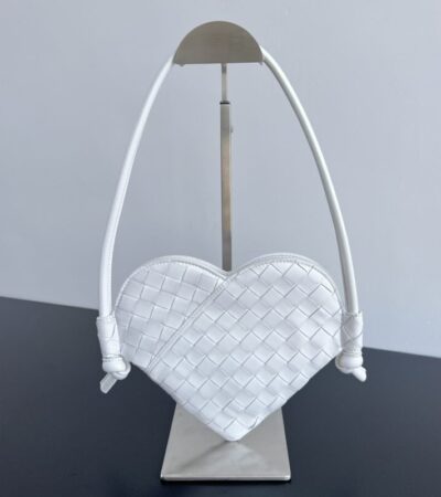 Replica Bottega Veneta Solstice White Heart - Best Fake Designer Bags