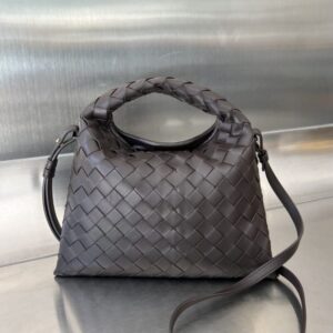 Replica Bottega Veneta Hop Mini Dark Brown - Best Fake Designer Bags