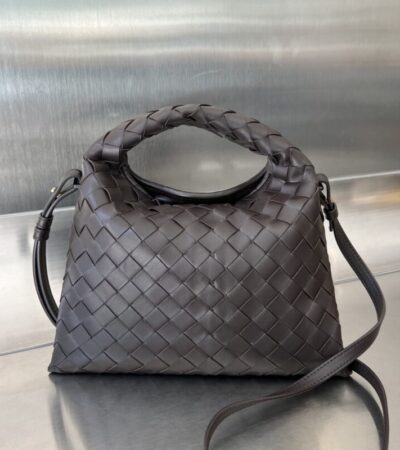 Replica Bottega Veneta Hop Mini Dark Brown - Best Fake Designer Bags