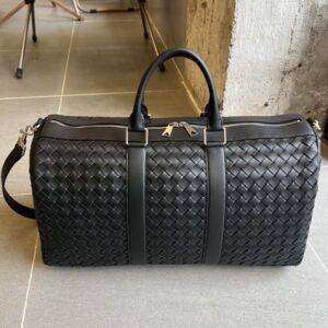 Replica Bottega Veneta Travel Bag Black - premium 1:1 fake handbag model