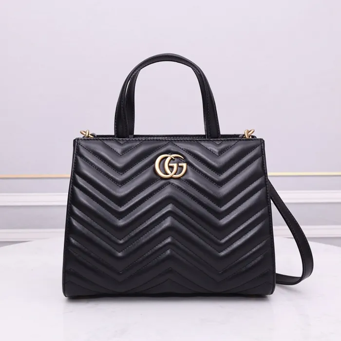 Replica GUCCI GG MARMONT MEDIUM TOTE BAG - Best Fake Designer Bags