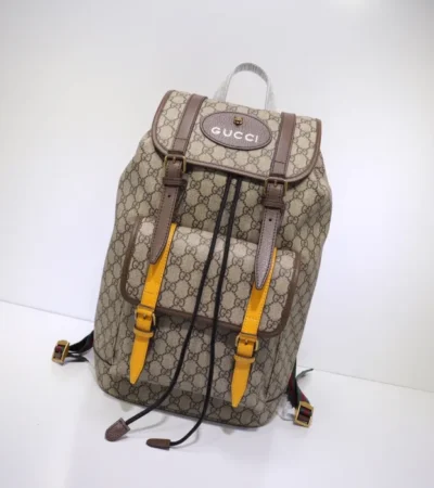 Replica GUCCI GG Supreme Leather Backpack - Best Fake Designer Bags