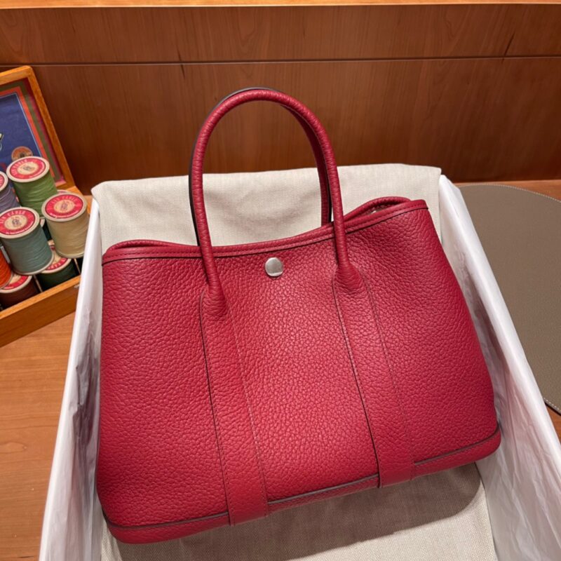 Replica Hermes Garden Party 30cm Rouge Casaque - Best Fake Designer Bags