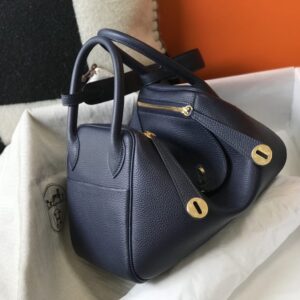 Replica Hermes Lindy Sapphire Blue - Best Fake Designer Bags