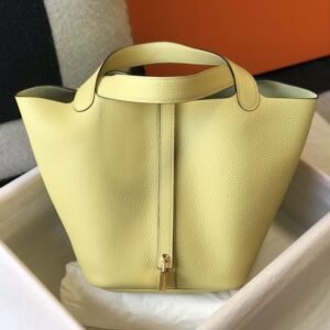 Replica Hermes Picotin Lock Yellow - Best Fake Designer Bags
