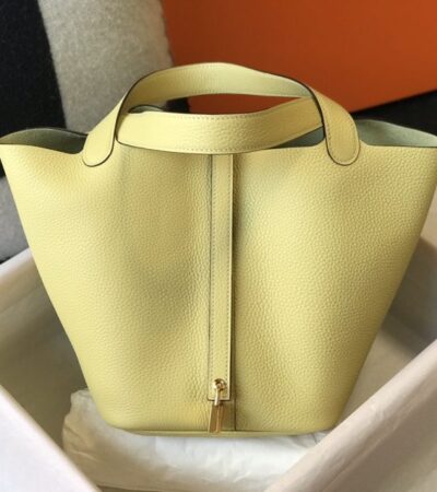 Replica Hermes Picotin Lock Yellow - Best Fake Designer Bags