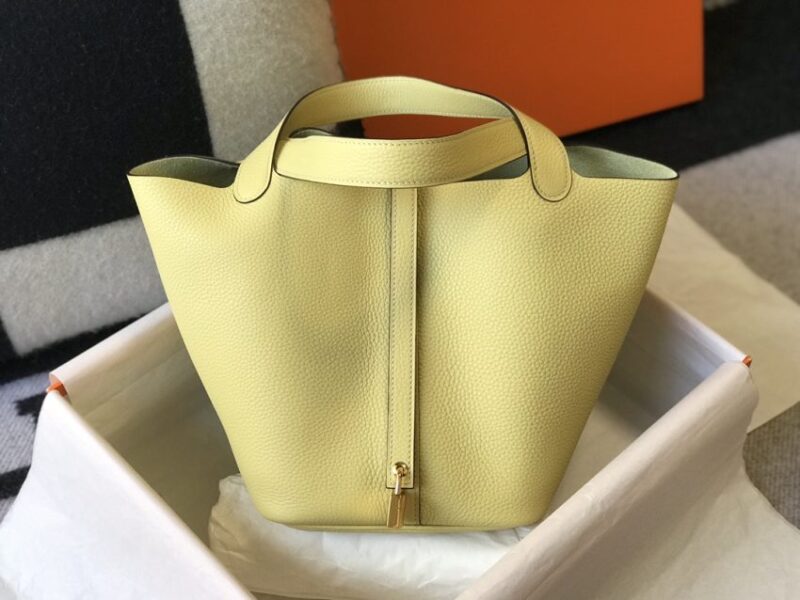 Replica Hermes Picotin Lock Yellow - Best Fake Designer Bags