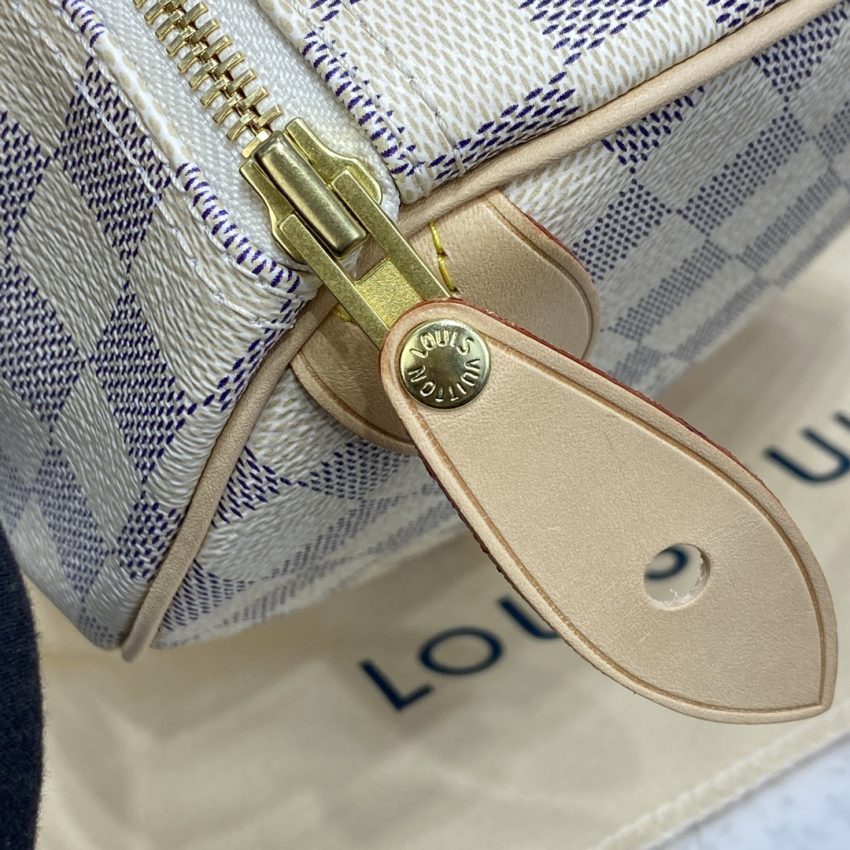 Replica Louis Vuitton Speedy White Grid - top-tier luxury replica shoulder bag