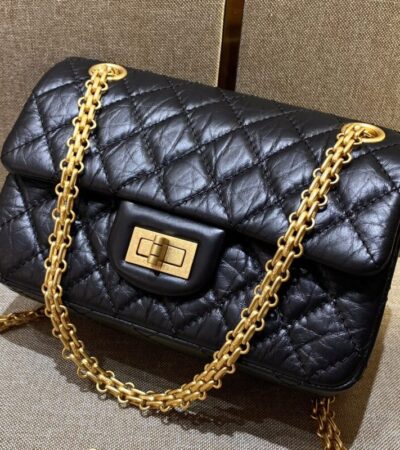 Replica CHANEL 2.55 Mini Bag Black - Best Fake Designer Bags