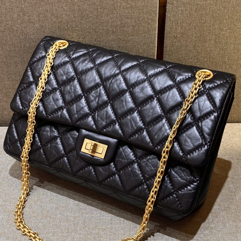 Replica CHANEL 2.55 Bag Black - Best Fake Designer Bags