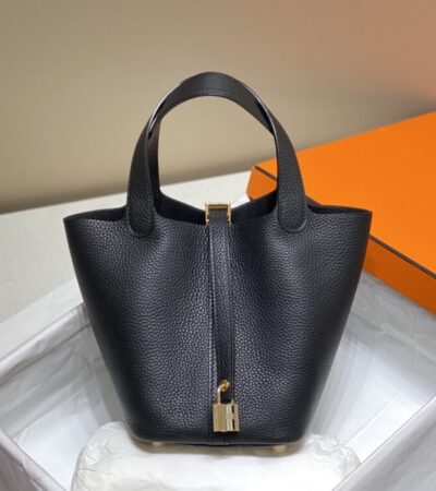 Replica Hermes Picotin Lock  Black - Best Fake Designer Bags