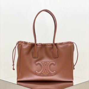Replica Celine Cubas Tote Brown - Best Fake Designer Bags