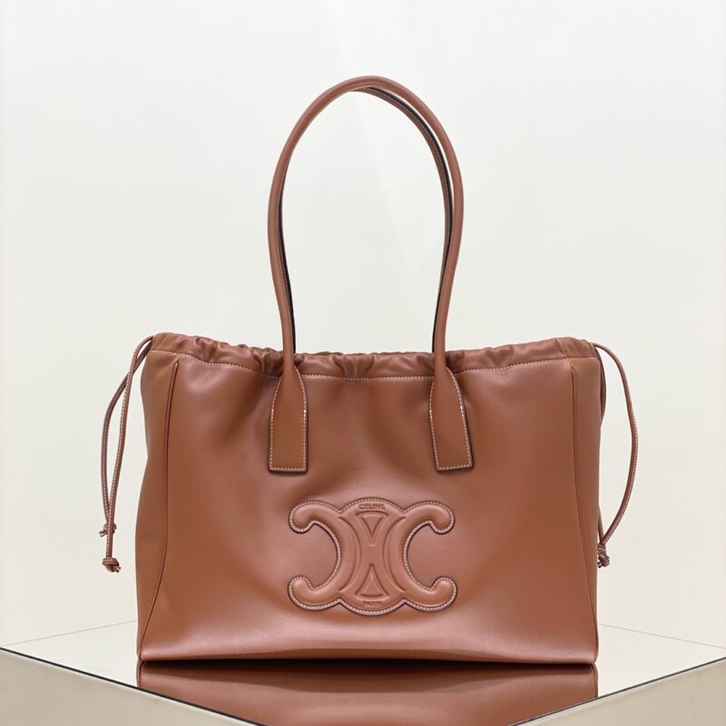 Replica Celine Cubas Tote Brown - Best Fake Designer Bags