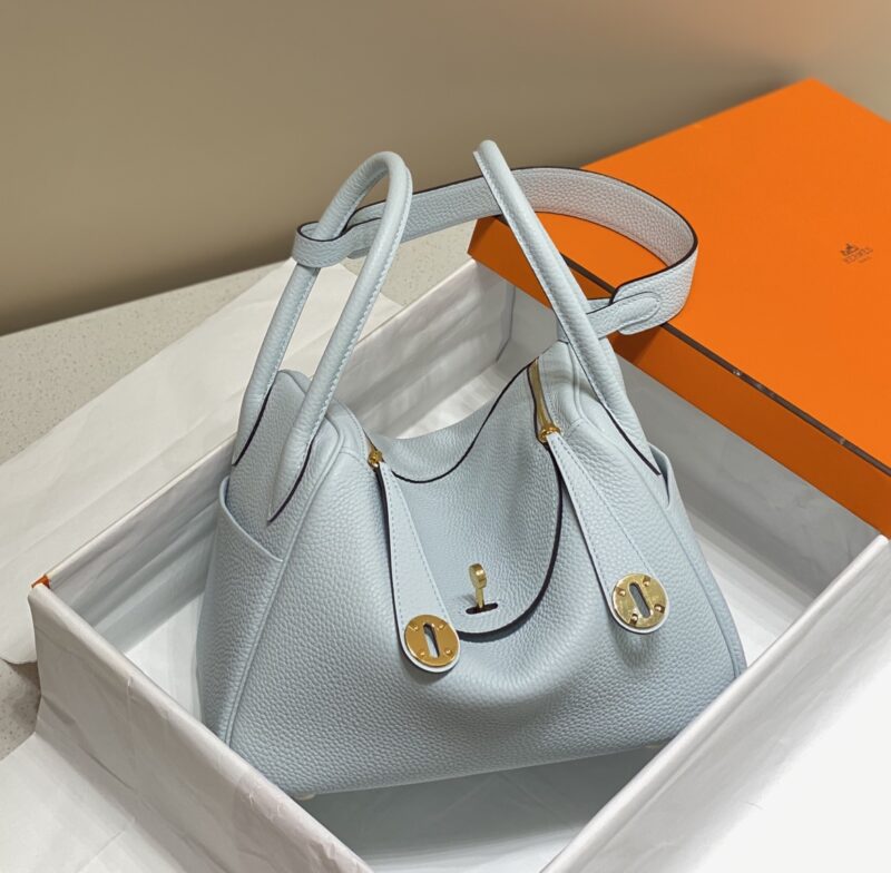 Replica Hermes Lindy Grail Blue - Best Fake Designer Bags