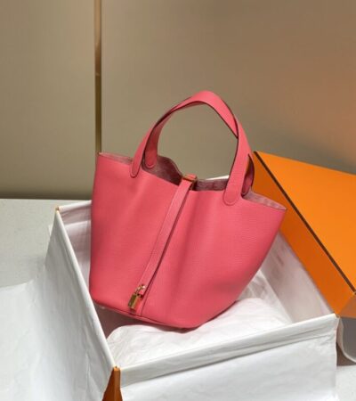 Replica Hermes Picotin Lock Pink - Best Fake Designer Bags