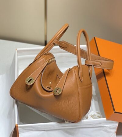 Replica Hermes Lindy Golden Brown - Best Fake Designer Bags