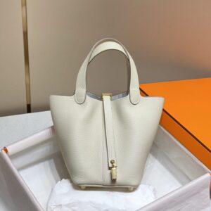 Replica Hermes Picotin Lock White - Best Fake Designer Bags