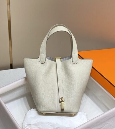 Replica Hermes Picotin Lock White - Best Fake Designer Bags