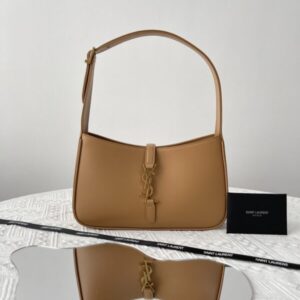 Replica YSL LE 5 A 7 Hobo Brown - Best Fake Designer Bags