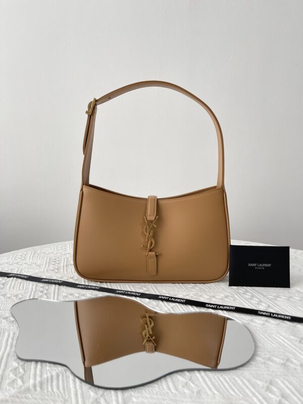 Replica YSL LE 5 A 7 Hobo Brown - Best Fake Designer Bags