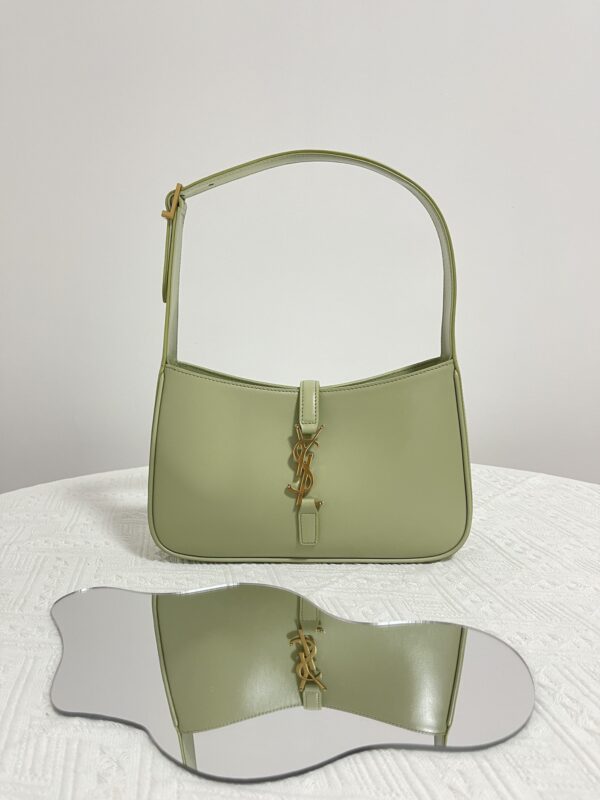 Replica YSL LE 5 A 7 Hobo Olive - Best Fake Designer Bags