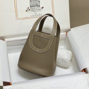 Replica Hermes The Loop Elephant Grey - Best Fake Designer Bags