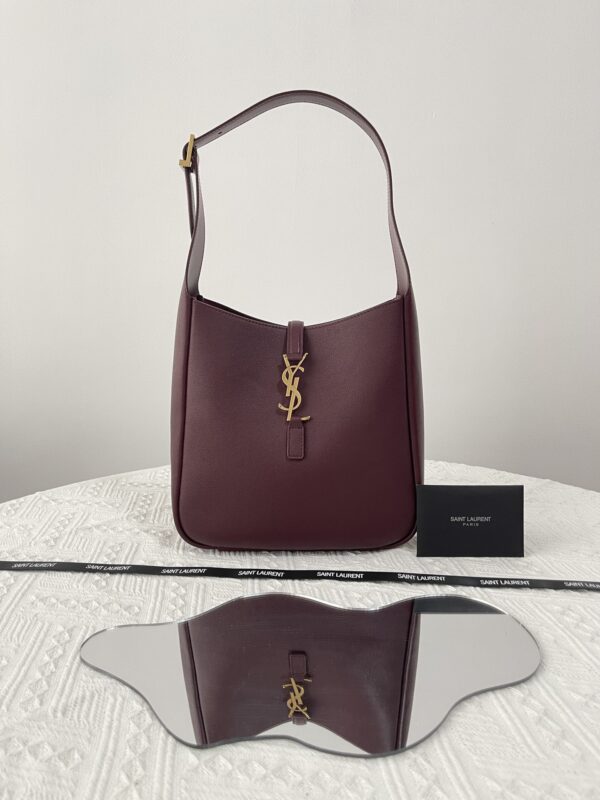 Replica YSL LE 5 A 7 Small Bordeaux - Best Fake Designer Bags