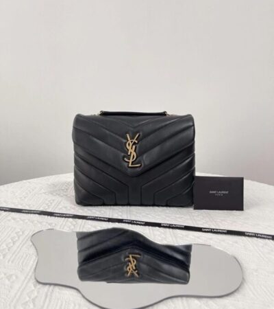 Replica YSL LouLou Small Black - Best Fake Designer Bags
