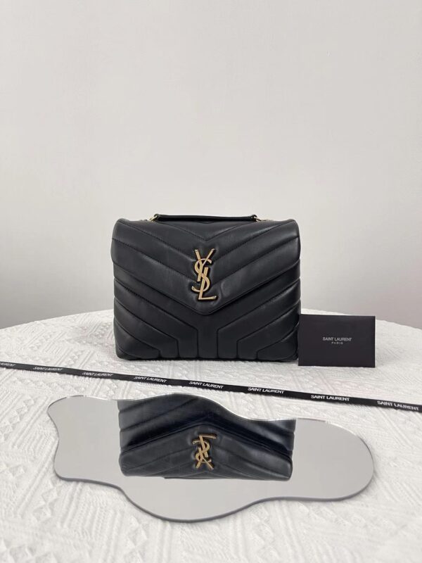Replica YSL LouLou Small Black - Best Fake Designer Bags
