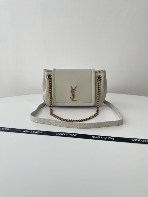 Replica YSL Nolita White - Best Fake Designer Bags