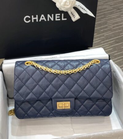 Replica CHANEL 2.55 Bag Blue - Best Fake Designer Bags
