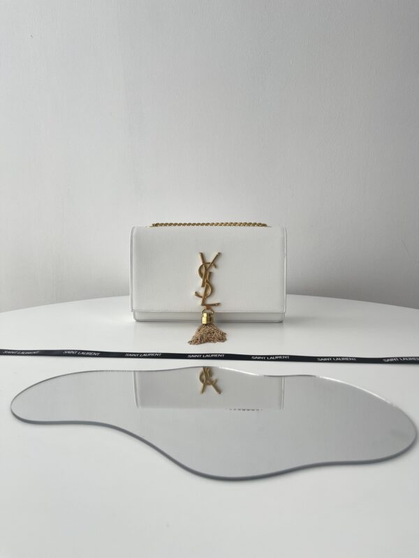 Replica YSL Kate Tassel White - Best Fake Designer Bags