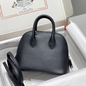 Replica Hermes Mini Bolide - Black - Best Fake Designer Bags