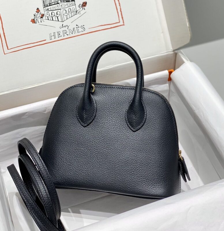 Replica Hermes Mini Bolide - Black - Best Fake Designer Bags