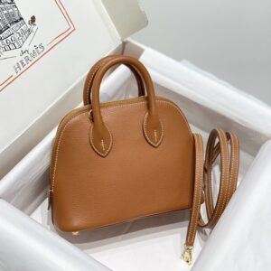 Replica Hermes Mini Bolide - Brown - Best Fake Designer Bags