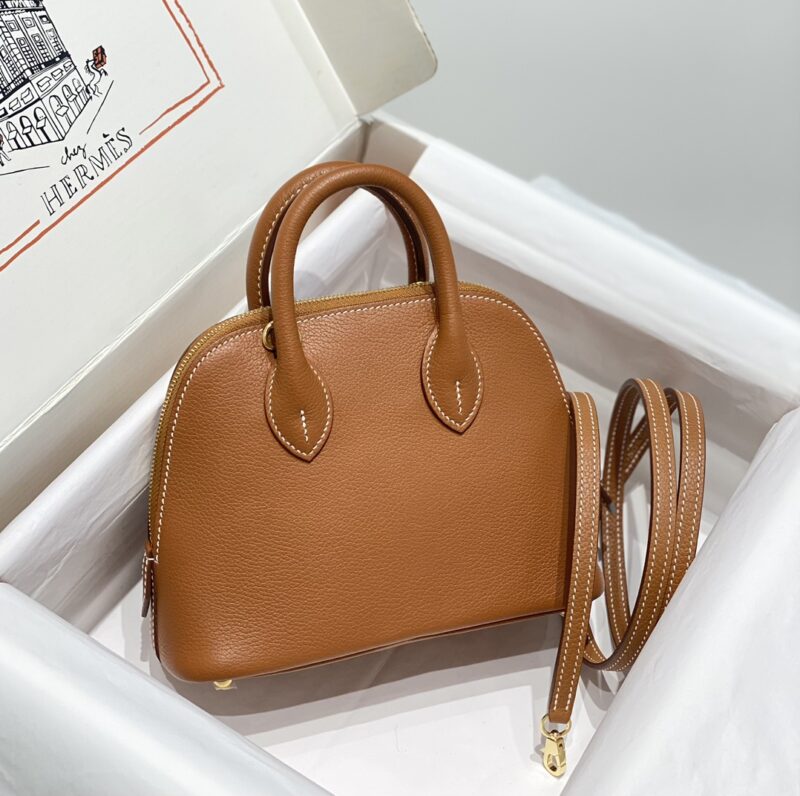 Replica Hermes Mini Bolide - Brown - Best Fake Designer Bags