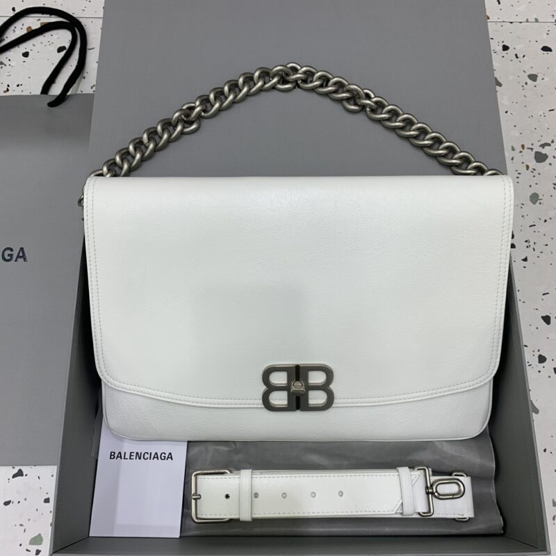 Replica Balenciaga Large BB White - Best Fake Designer Bags