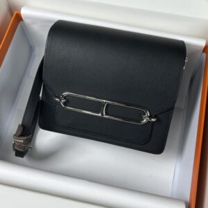Replica Hermes Sac Roulis Black - Best Fake Designer Bags