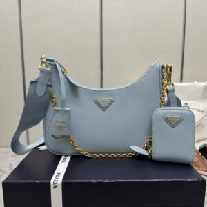 Replica Prada Re-Edition 2005 Blue - Best Fake Designer Bags