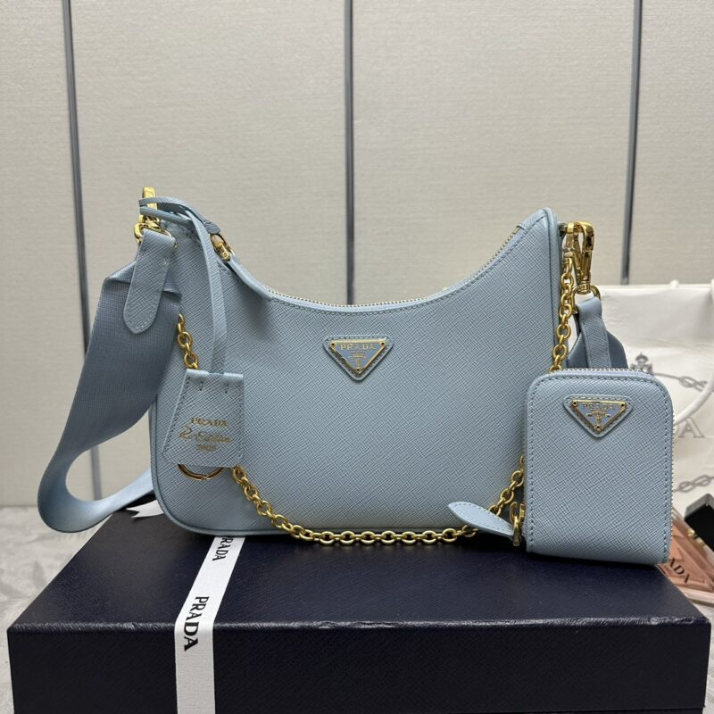 Replica Prada Re-Edition 2005 Blue - Best Fake Designer Bags